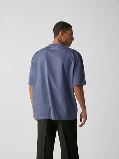 Maison Margiela Oversized T-Shirt Blau 5