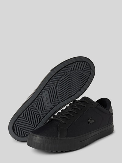 Lacoste Sneakers met logo-applicatie, model 'POWERCOURT' Zwart - 4