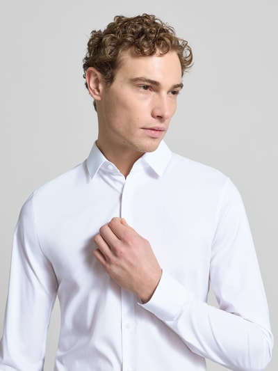 OLYMP No. Six Super Slim fit zakelijk overhemd met extra lange mouw Model 'URBAN KENT' Wit - 3