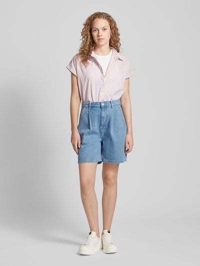 Tom Tailor Denim Blouse met streepmotief Lichtrood - 1