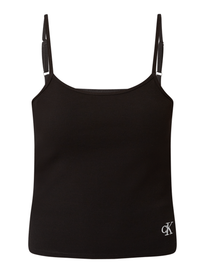 Calvin Klein Jeans Top mit verstellbaren Spaghettiträgern  Black 2