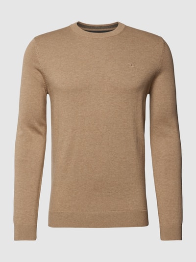 Tom Tailor Gebreide pullover met ronde hals Beige - 2