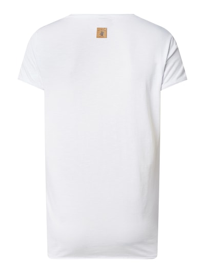 KLEINIGKEIT T-Shirt mit Statement-Print  Weiss 3