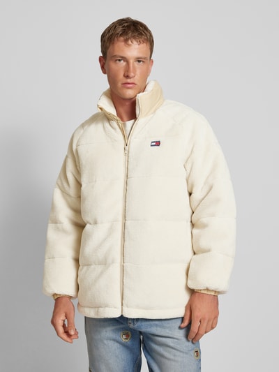 Tommy Jeans Jacke mit Teddyfell Offwhite 4