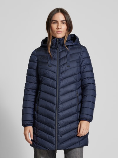 Christian Berg Woman Selection Gewatteerde jas met ritszakken Donkerblauw - 4