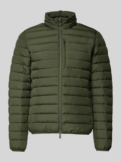 SAVE THE DUCK Gewatteerd jack met tweewegsritssluiting, model 'ERION' Olijfgroen - 2