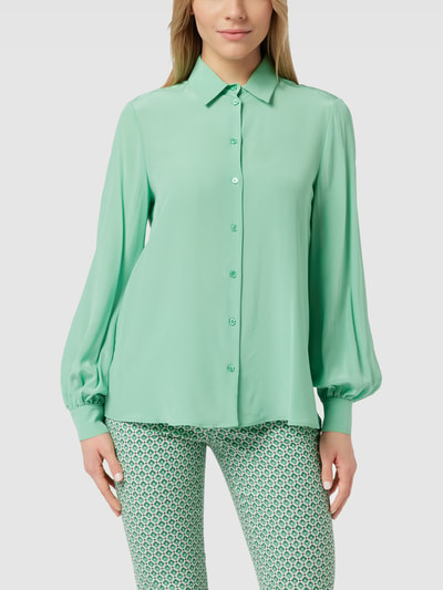 Weekend Max Mara Overhemdblouse van zijde, model 'GEO' Groen - 4