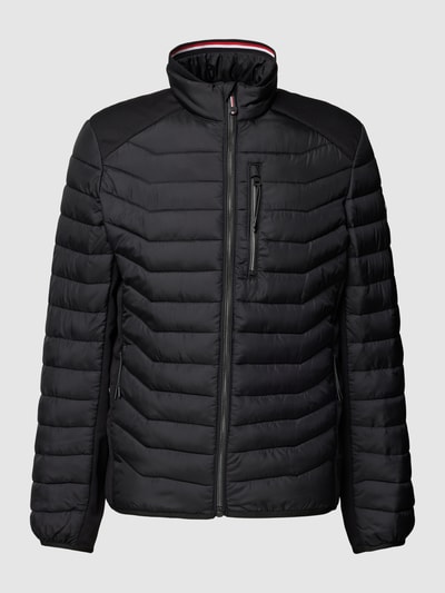 Tom Tailor Hybridjacke mit Label-Detail Black 2