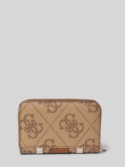 Guess Portemonnee met labelapplicatie, model 'ERENA' Lichtbruin - 2