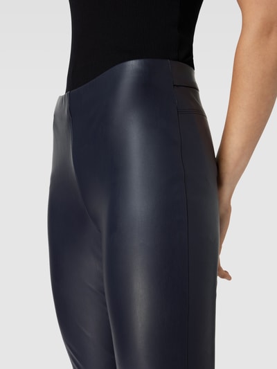Raffaello Rossi Leggings im unifarbenen Design Modell 'RESA' Marineblau 3