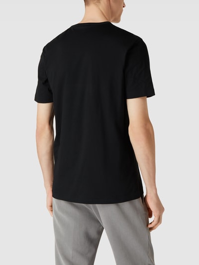 BOSS Green T-Shirt mit Label-Print Modell 'Tee Curved' Black 5