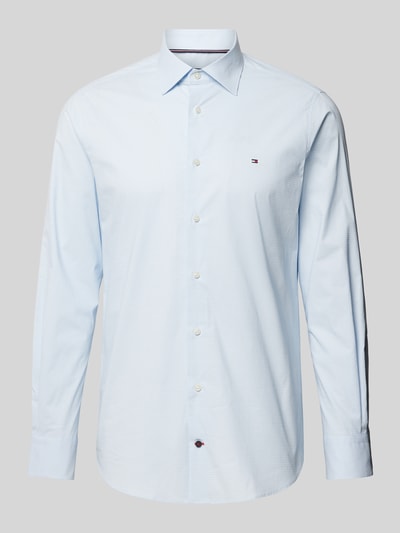 Tommy Hilfiger Regular fit zakelijk overhemd met logostitching Bleu - 2