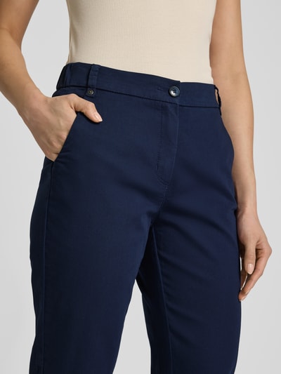 TONI Regular Fit Chino mit verkürztem Schnitt Modell 'Sue' Dunkelblau 3