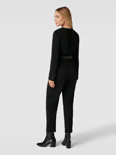 Mango Jumpsuit mit V-Ausschnitt Modell 'TAYLOR' Black 5