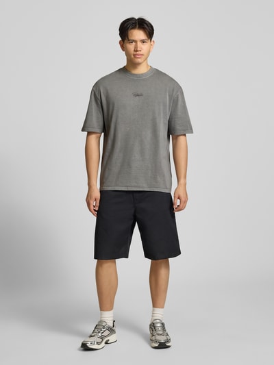 PEGADOR Oversized T-Shirt mit 1/2-Arm Modell 'Towson' Anthrazit 1