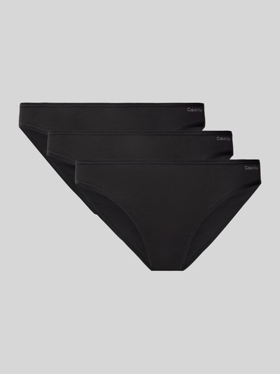 Calvin Klein Underwear Slip im unifarbenen Design im 3er-Pack Black 1