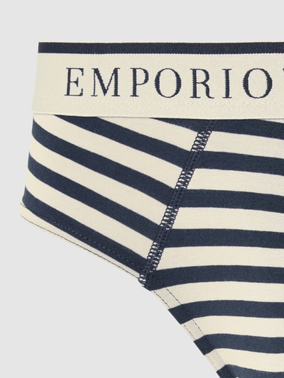 Emporio Armani Slip met label in band in een set van 2 stuks Zwart - 2