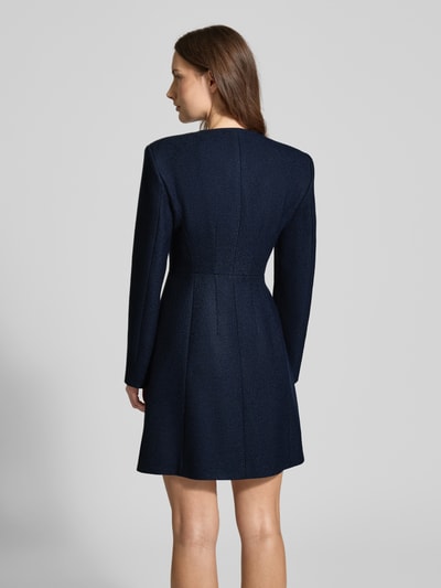 HUGO Getailleerde vrijetijdsjurk met viscose, model 'Kanegi-1' Marineblauw - 5