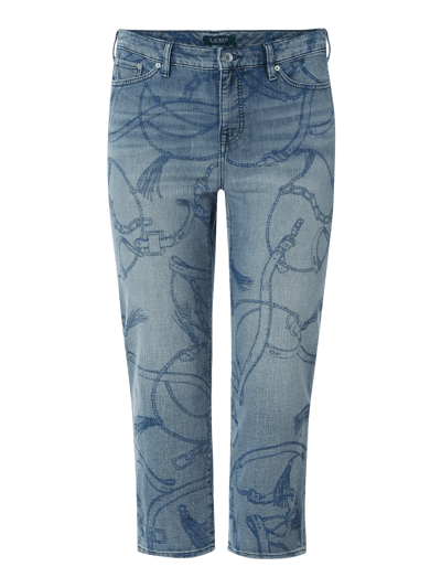 Lauren Ralph Lauren Curve Korte PLUS SIZE jeans met stretch  Jeansblauw - 1