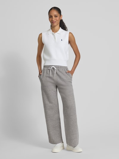 Polo Ralph Lauren Sweatbroek met elastische band Lichtgrijs gemêleerd - 1