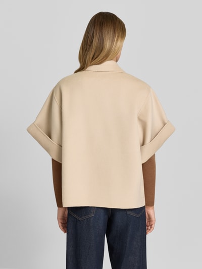 Weekend Max Mara Regular Fit Kurzmantel aus reiner Schurwolle Modell 'NEO' Sand 5