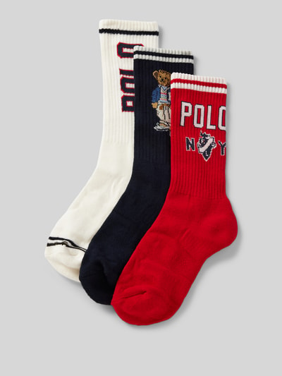 Polo Ralph Lauren Socken mit Label-Print im 3er-Pack Dunkelblau 1