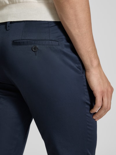 Christian Berg Men Regular Fit Chino mit Eingrifftaschen Marine 3