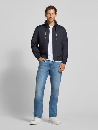 Armani Exchange Regular Fit Bomberjacke mit Logo-Detail Marine 1