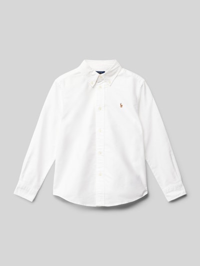 Polo Ralph Lauren Kids Vrijetijdsoverhemd met button-downkraag Wit - 1