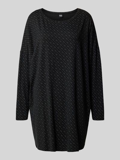 BOSS Relaxed Fit Nachthemd aus Lyocell-Mix Black 1