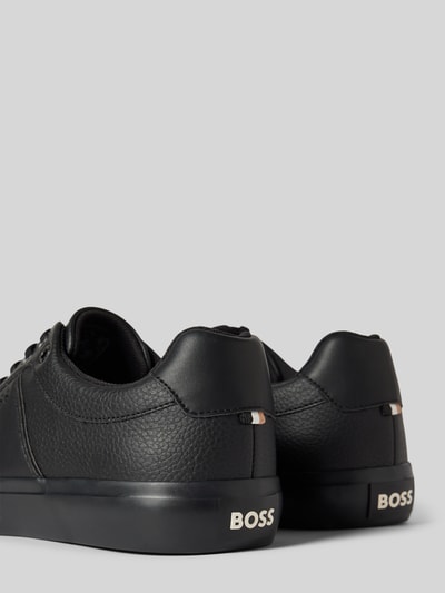 BOSS Sneakers met label in reliëf, model 'Aiden' Zwart - 2