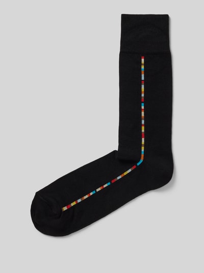 PAUL SMITH Socken mit Strukturmuster Modell 'VITTORE' Black 1