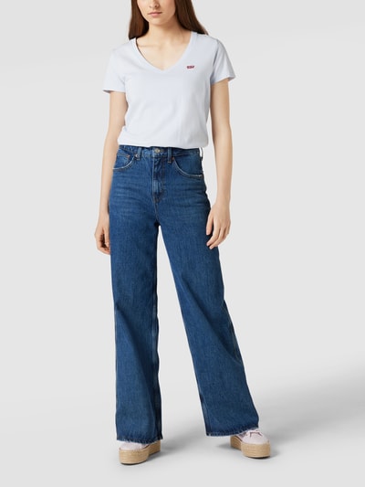 Levi's® T-Shirt mit Label-Stitching Hellblau 1