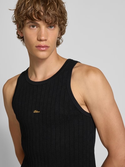 BLKVIS Tanktop mit Label-Stitching Black 3