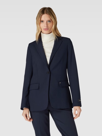 Tommy Hilfiger Blazer aus Viskose-Mix mit Label-Details Marine 4