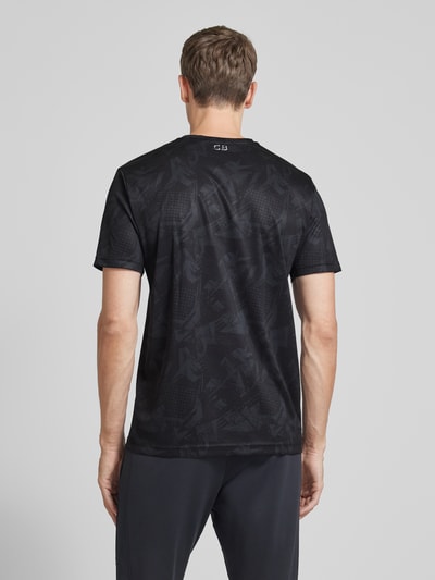 Christian Berg Men T-Shirt mit Allover-Muster Black 5
