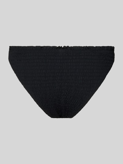 Produktfoto, Bikini Slip mit Strukturmuster Modell 'SKIN LOBSTER' von Neo Noir, czarny materiał, krój regular fit, falowany brzeg