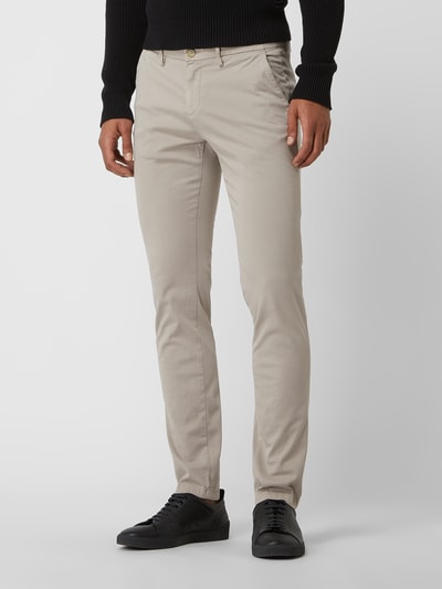 Baldessarini Slim fit chino met stretch, model 'Jorck' Beige - 4