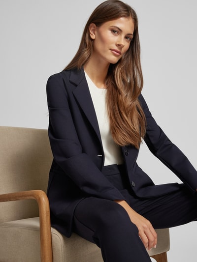 MaxMara Leisure Blazer mit Reverskragen Modell 'JOICE' Marine 3