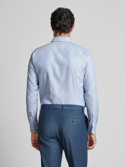 BOSS Slim fit zakelijk overhemd met kentkraag, model 'Hank' Bleu - 5