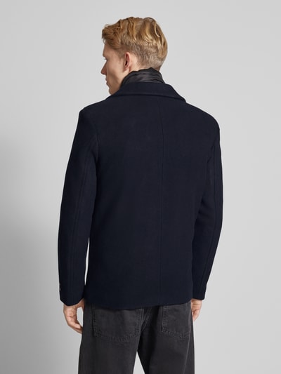 Superdry Tailored fit korte jas met steekzakken opzij Donkerblauw gemêleerd - 5