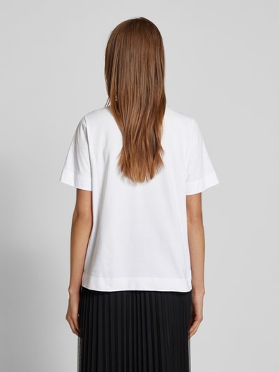 Rich & Royal T-Shirt mit Label-Print Offwhite 5