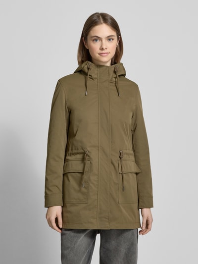 Only Shaped Fit Parka mit Kordelzug Modell 'LOUISE' Oliv 4