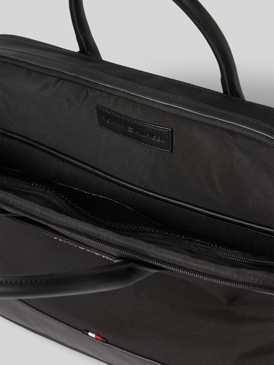 Tommy Hilfiger Laptoptasche mit Logo-Struktur Black 5