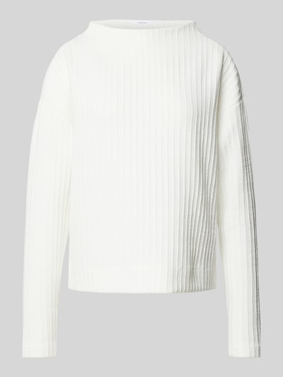 OPUS Sweatshirt mit Stehkragen Modell 'Gynami' Offwhite 2