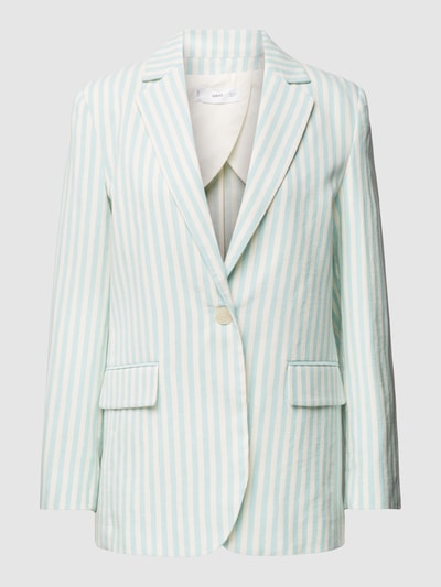 Mango Blazer mit Streifenmuster Modell 'BLAZER SORBET' Mint 2