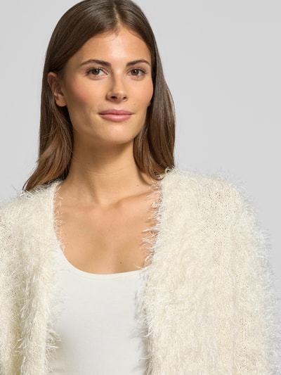 Someday Cardigan mit Fransen Modell 'Taulina' Beige 3