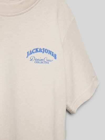 Jack & Jones T-shirt z nadrukiem z logo Écru 2