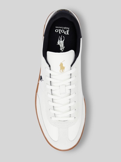 Polo Ralph Lauren Sneakersy z prawdziwej skóry Biały 4