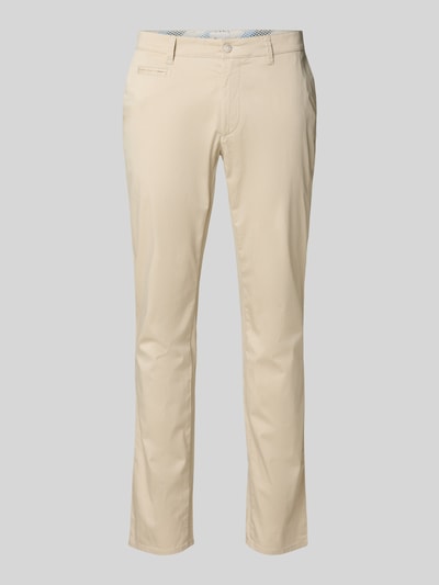 Brax Regular Fit Chino mit Strukturmuster Modell 'FABIO' Beige 2